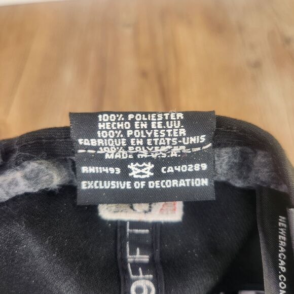 SF Giants New Era 59fifty USA Made Fitted 7 1/8" On Field Hat Cap Black Orange - Picture 10 of 10